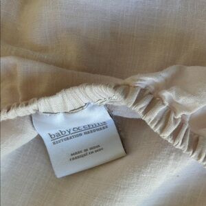 Restoration Hardware Petal Pink Crib Sheet